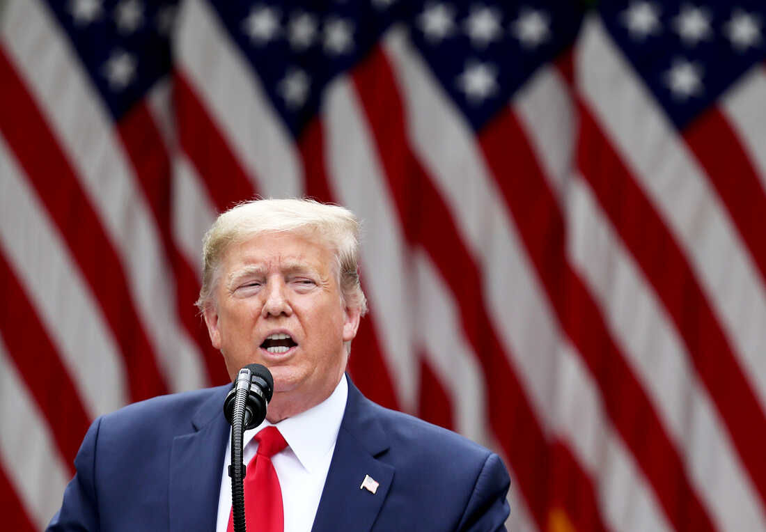 Бывший американский президент Дональд Трамп.