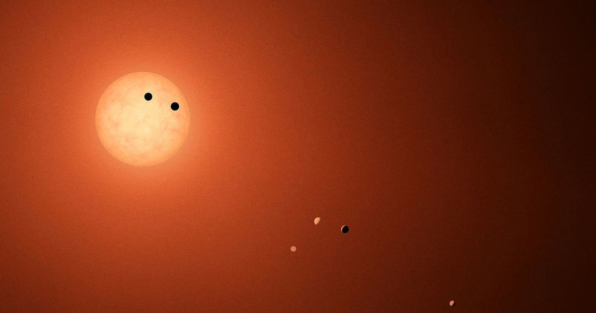 Телескоп указал на возможную жизнь в системе TRAPPIST-1.