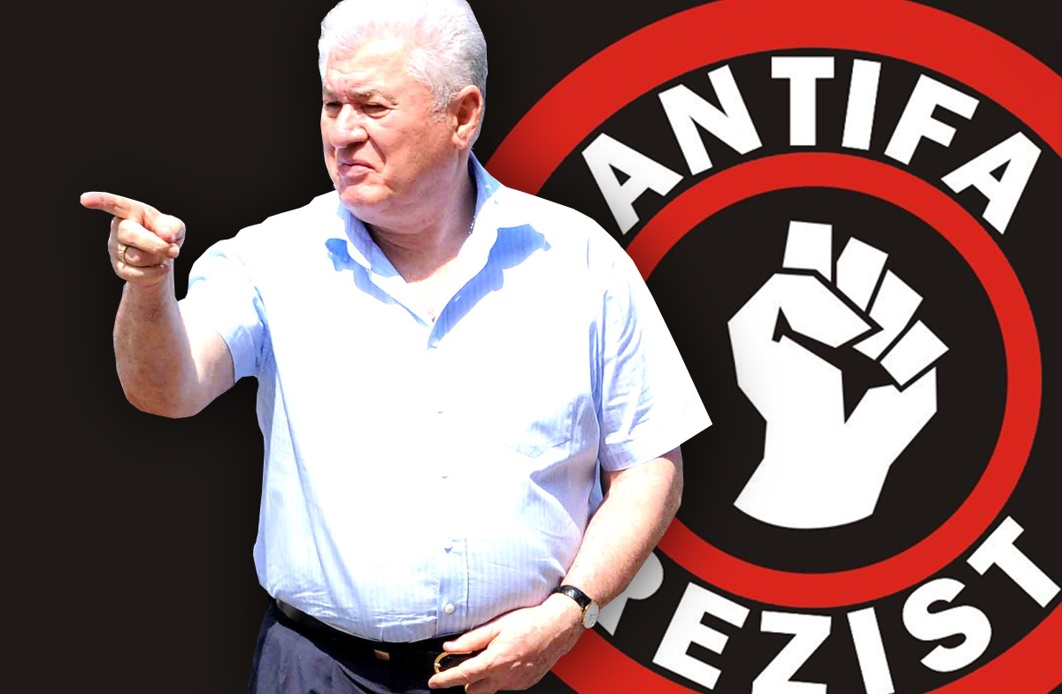 «Про движение Antifa я услышал недавно, первый раз – 1 мая. Я даже внимания этому не придал», - заявил Владимир Воронин на телеканале N4. Фото: Point.md