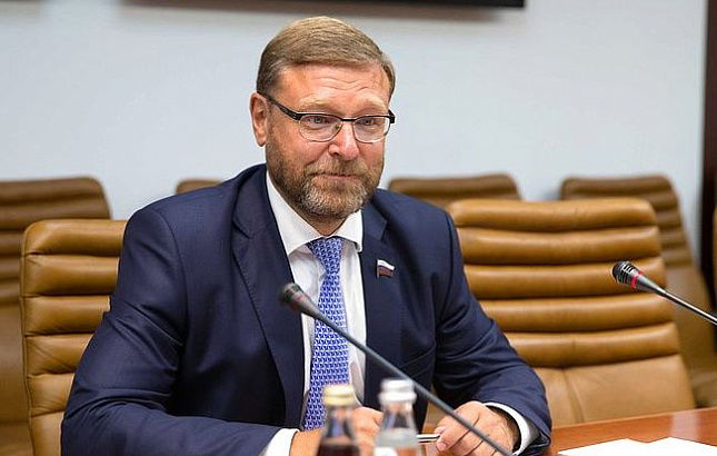 Председатель комитета Совета Федерации по международным делам Константин Косачев.