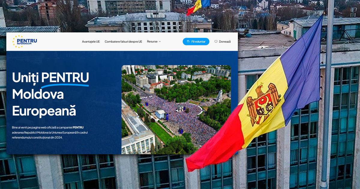 Правительство Молдовы запустило сайт pentru.md. Коллаж: Point.md