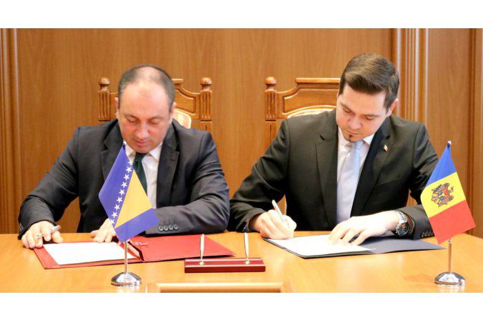 R. Moldova și Bosnia și Herțegovina au semnat o Declarație comună.