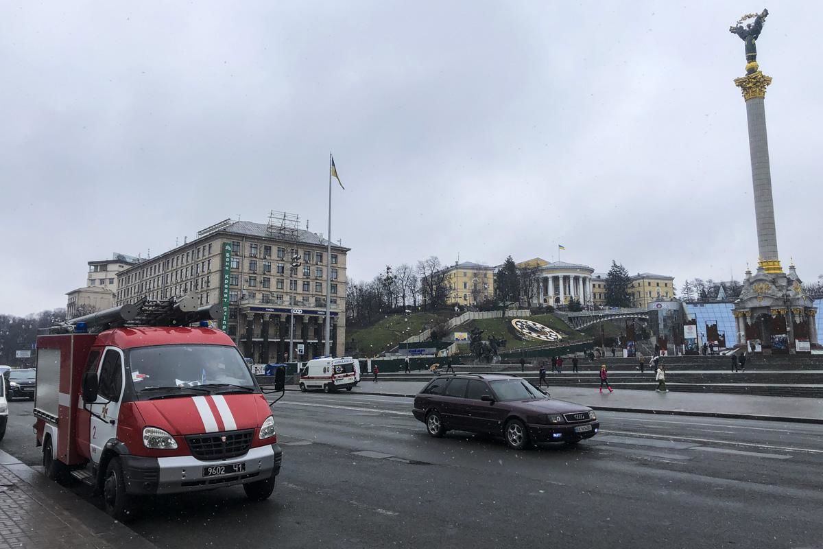 В Киеве «заминировали» Майдан.