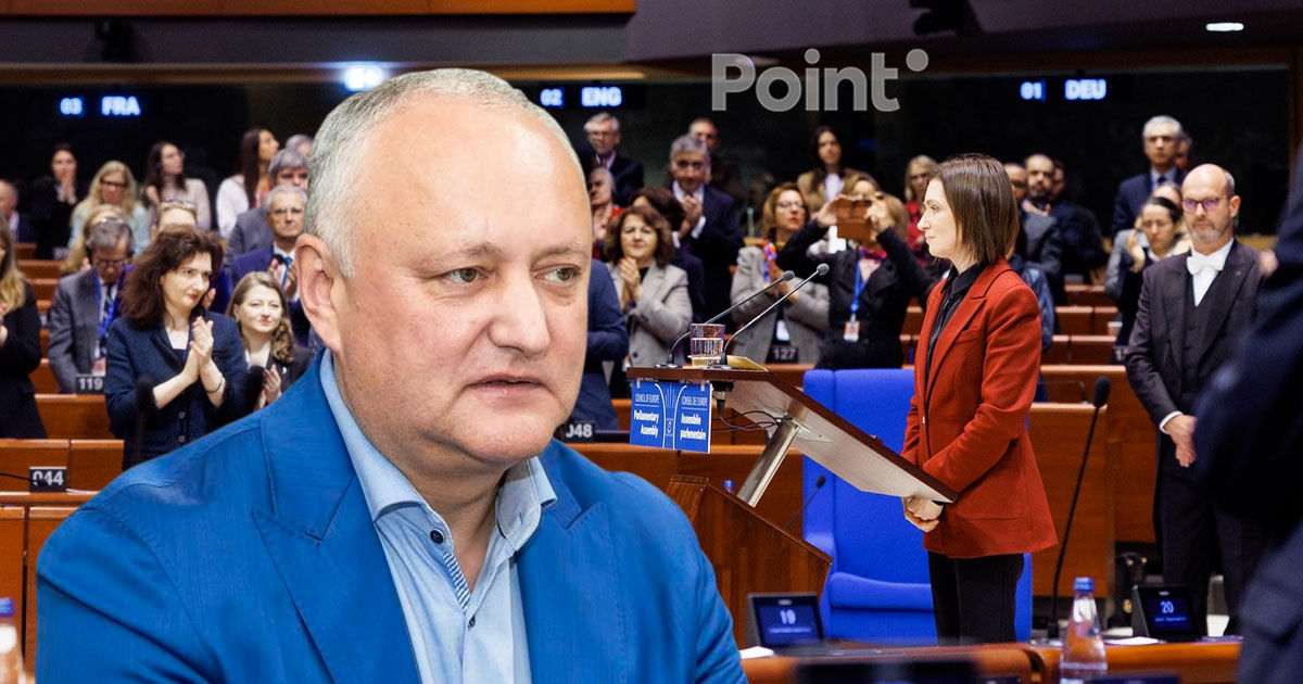 Додон: Санду на заседании ПАСЕ ввела в заблуждение европейцев.