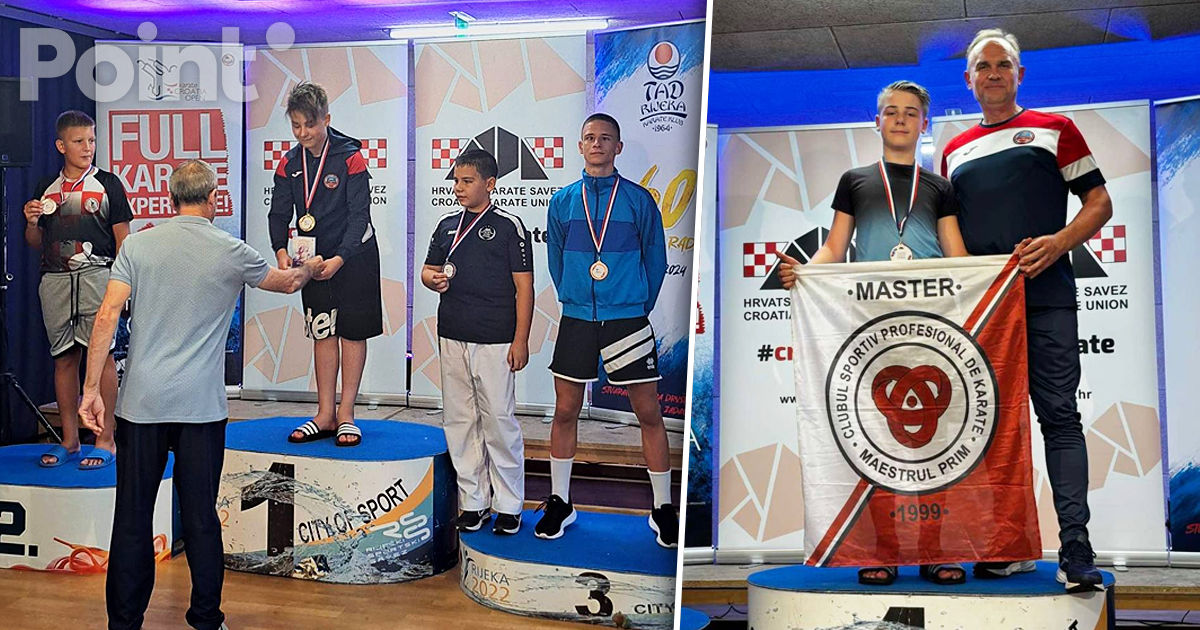 Luptătorii moldoveni de karate au câștigat cinci medalii la Campionatul din Croația.