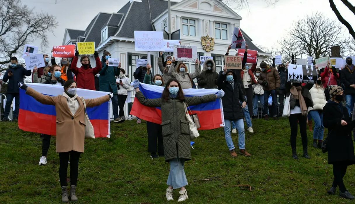 Митинги в поддержку Навального прошли во многих странах мира.