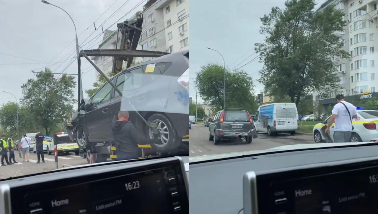 В столице произошло ДТП: пострадали мужчина и ребенок.