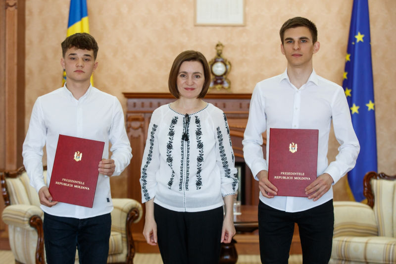 Майя Санду наградила победителей престижного международного конкурса.