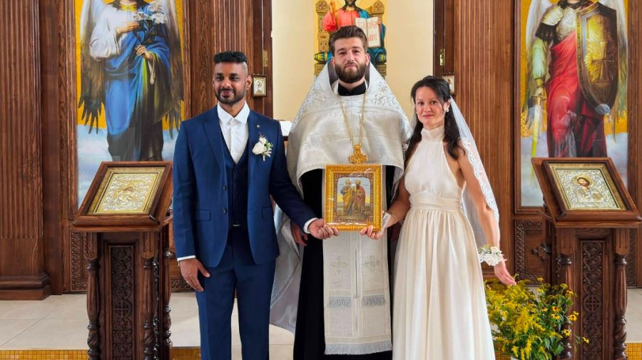 Индиец, крестившийся в Молдове, спустя несколько дней обвенчался с молдаванкой.