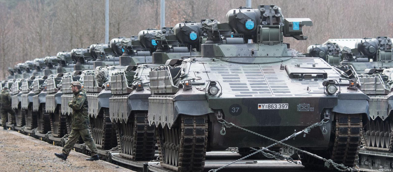 Германия анонсировала весенний пакет военной помощи Украине на €1 миллиард. Фото: dw.com