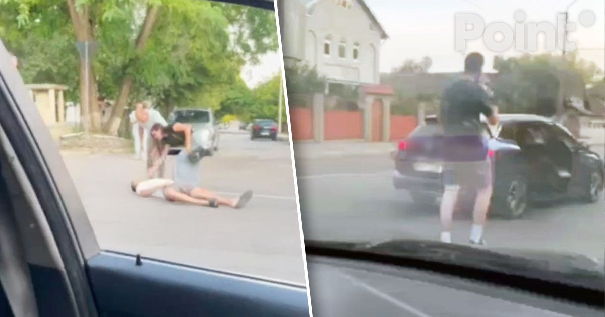 В Бельцах водитель ударил пешехода после конфликта.