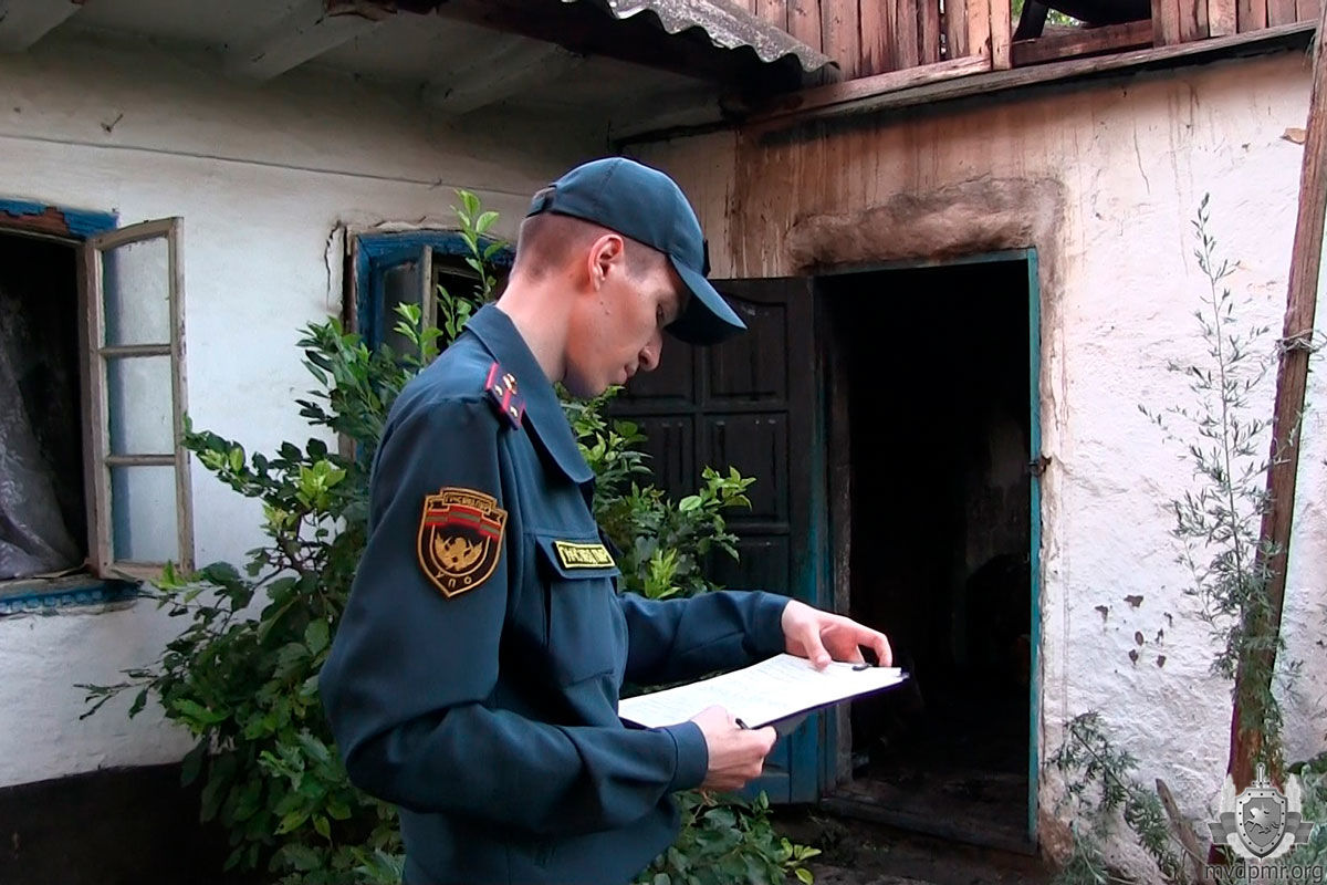 В Слободзейском районе пожилая женщина погибла при пожаре.