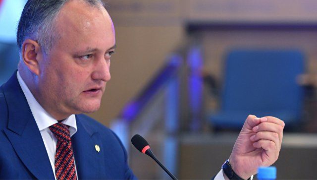 Додон выступил за международное признание нейтралитета Молдовы.