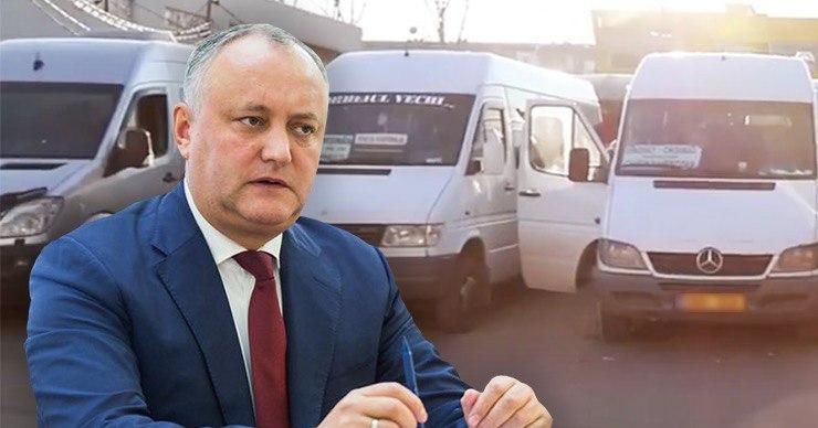 Игорь Додон считает, что решение о повышении тарифов на километр является спорным. Фото: Point.md.