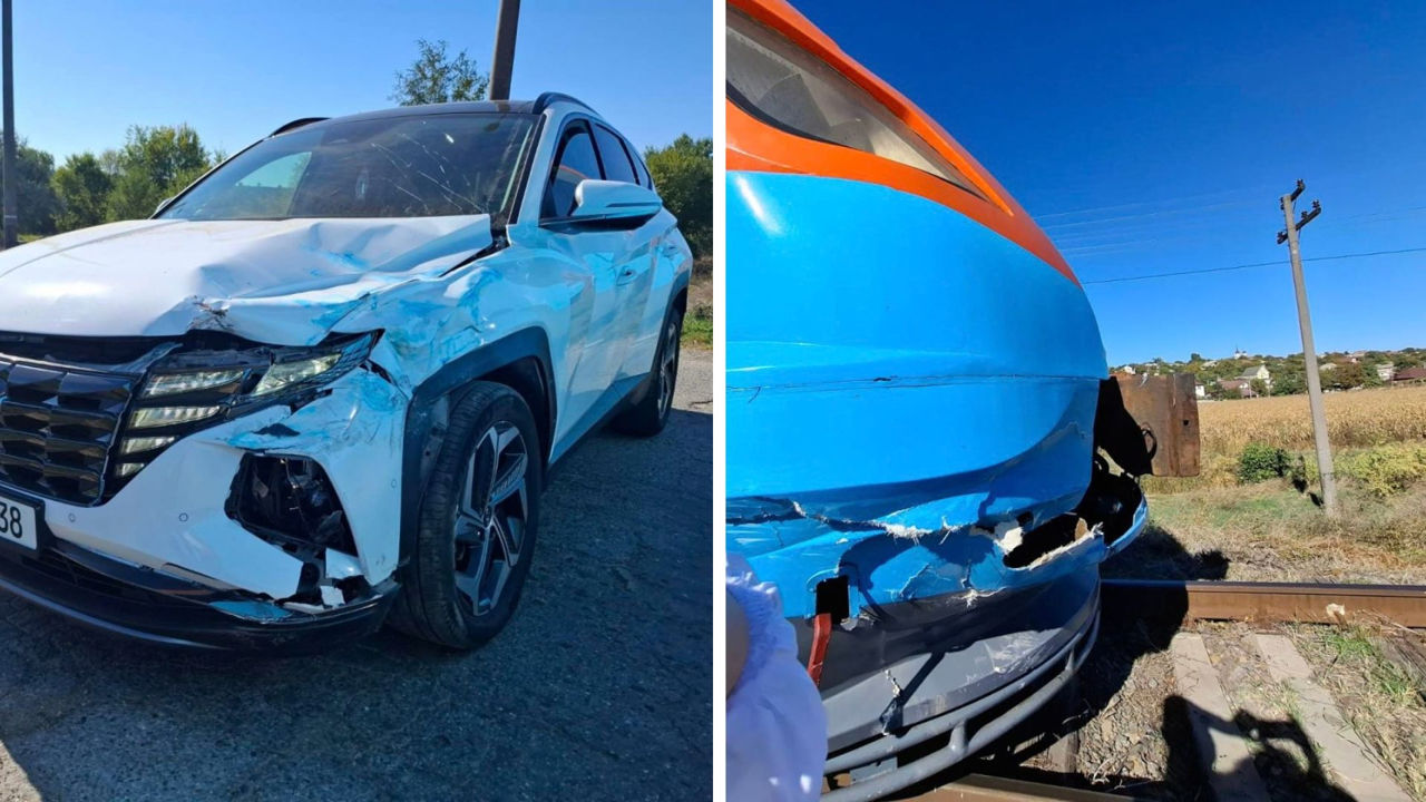В Новоаненском районе поезд протаранил Hyundai: в авто находились два человека.