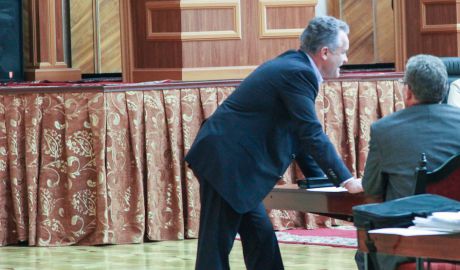 Mihai Ghimpu, este sluga credincioasă a oligarhului Plahotniuc. Foto: jurnal.md
