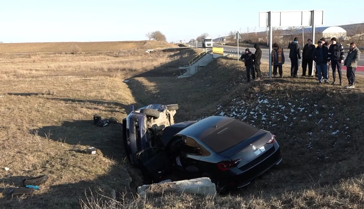 В Теленешском районе произошло ДТП: столкнулись два автомобиля.