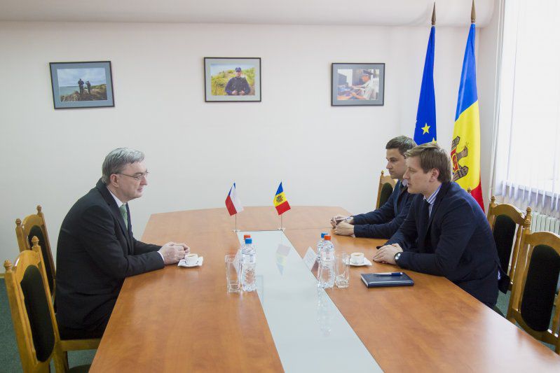 Ambasadorul Republicii Cehe în vizită la Poliția de Frontieră.