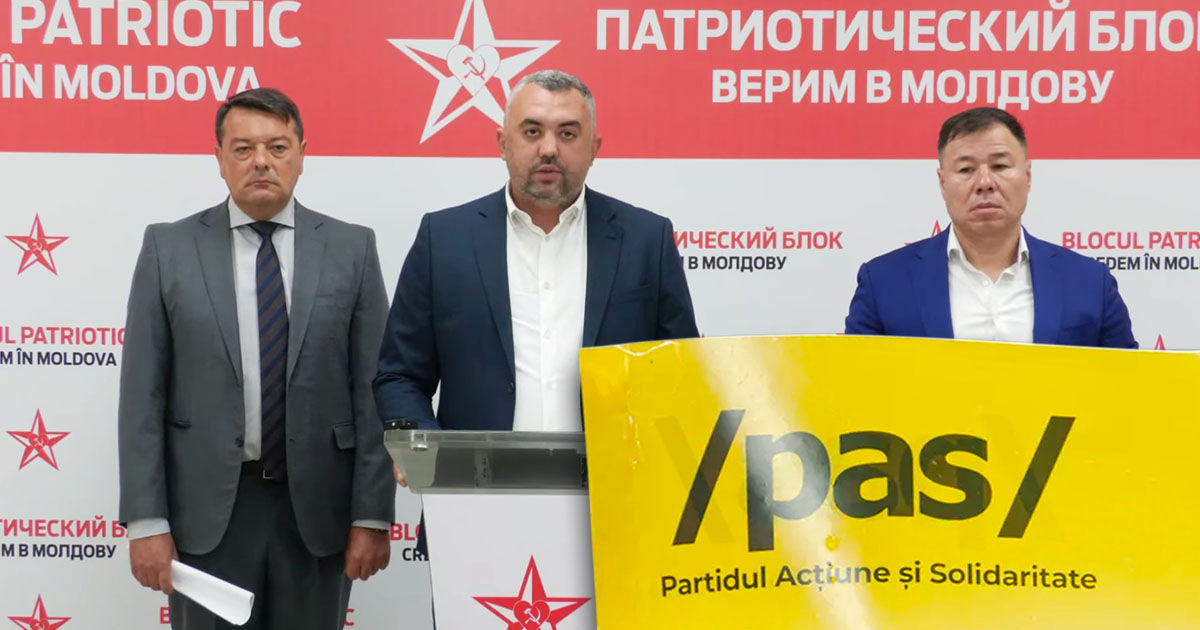 PAS, despre declarațiile Blocului Patriotic privind acordurile cu CSI: Vor să ne întoarcă la embargouri.