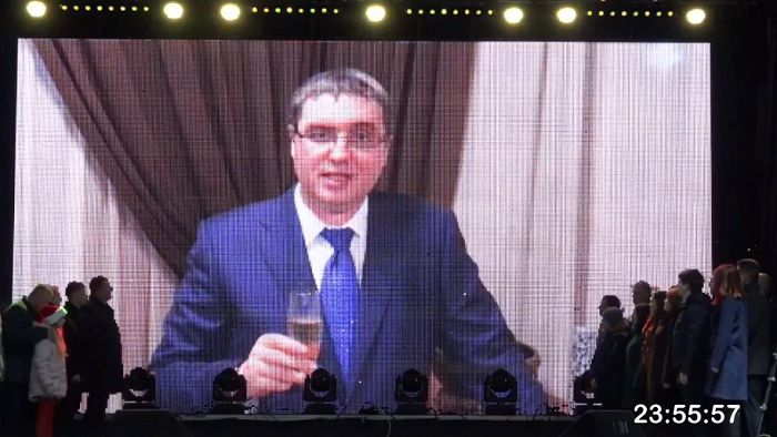 Locuitorii orașului Bălți, felicitați prin skype de către Usatîi