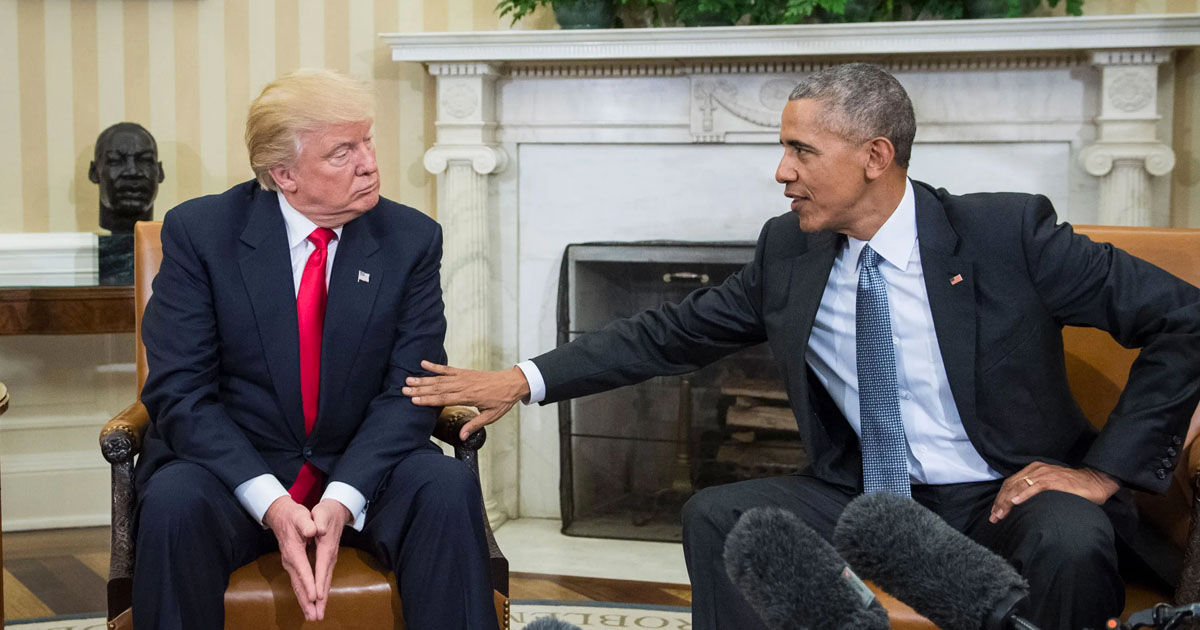 Трамп попросил Минюст США расследовать влияние Обамы на выборы 2016 года.