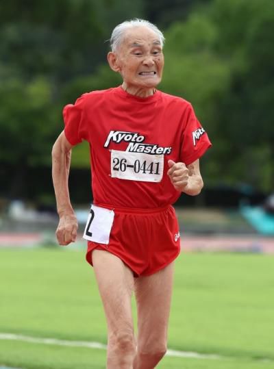 105-летний японец установил мировой рекорд в беге на 100 метров. Фото: nydailynews.com