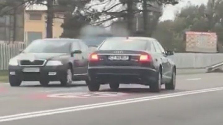Revoltător: Şofer drogat şi înarmat, pe contrasens