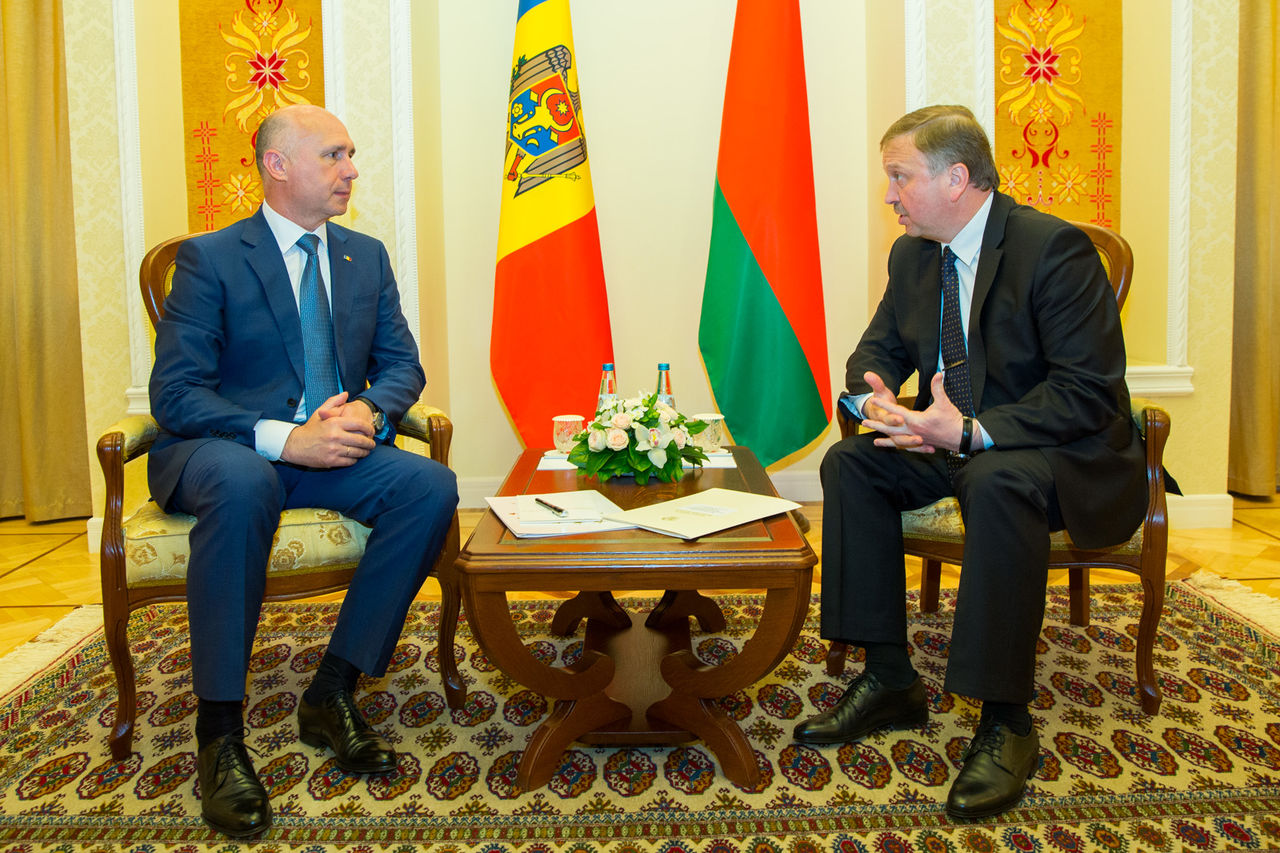 Premierii Republicii Moldova şi Republicii Belarus au trasat noi perspective de cooperare. Foto: gov.md