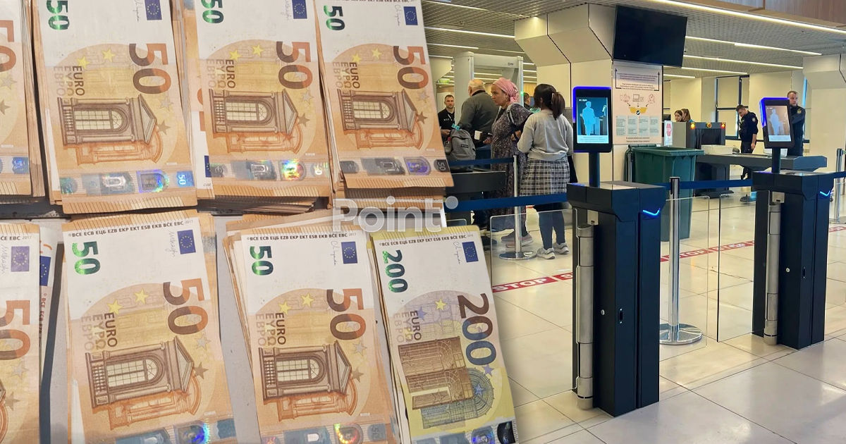 Иностранец пытался вывезти из Молдовы более 31 тысячи незадекларированных евро.