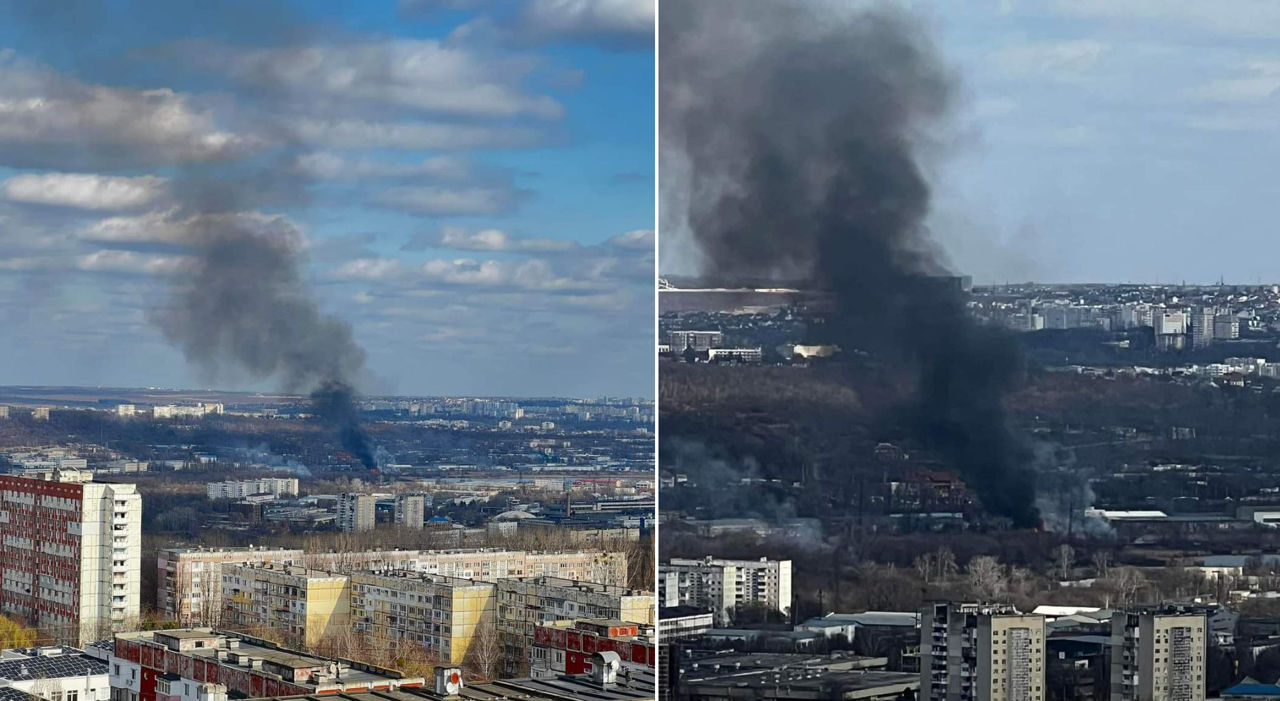 В столичном секторе Буюканы произошел пожар.