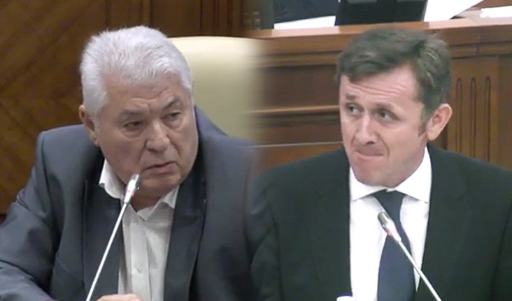 Vladimir Voronin, președintele PCRM, nu s-a lăsat fără a face declarații și atacuri în adresa fostului președinte al CEC.