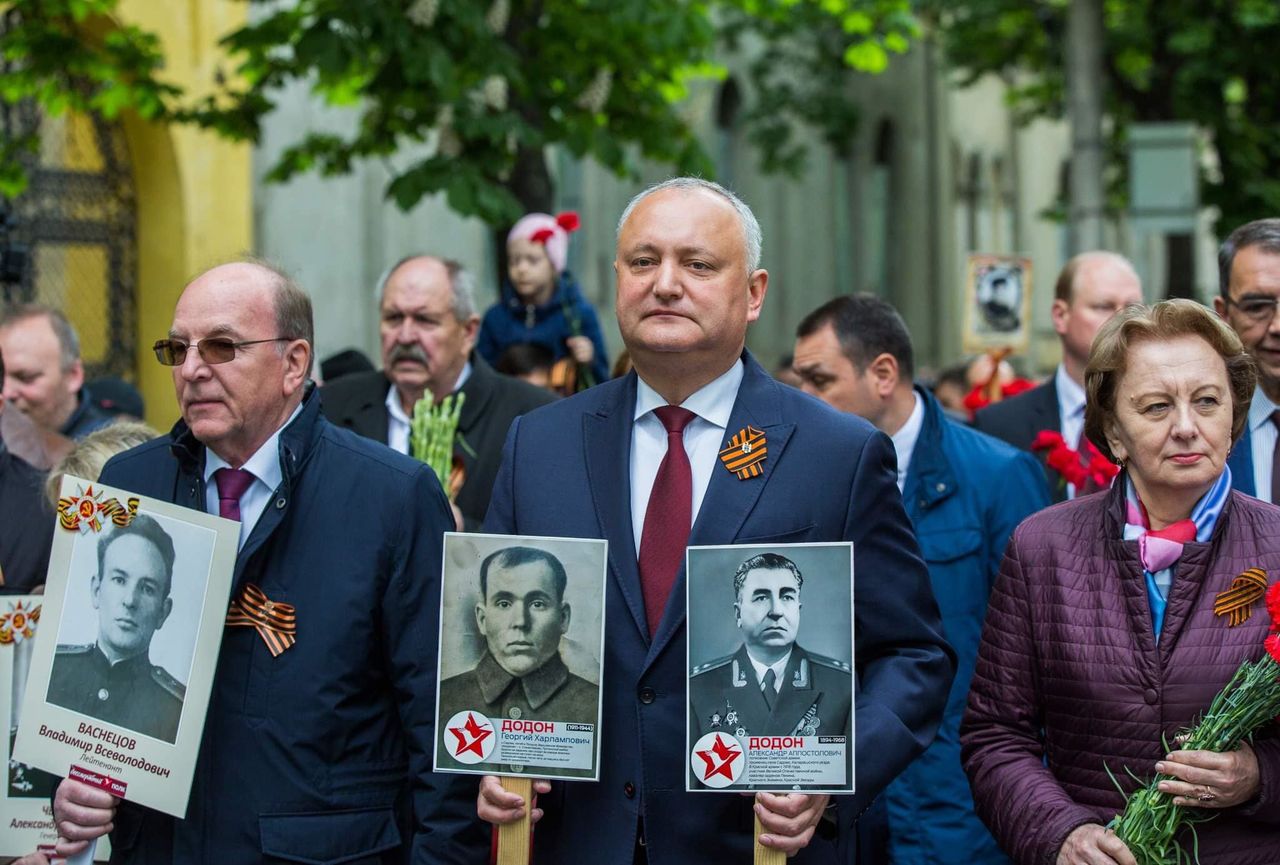 Додон дал жесткий отпор тем, кто считает проблемой победу СССР в ВОВ и полагает, что в ней не было победителей. 