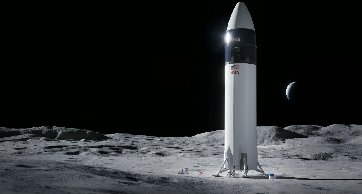 Посадка астронавтов NASA на Луну может не состояться в срок из-за компании Маска.