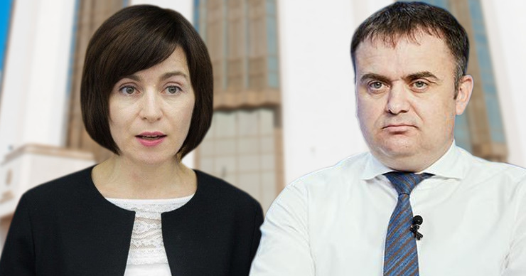 Президентура объяснила, почему дело Климы против Санду рассмотрит другой суд. Коллаж: Point.md.