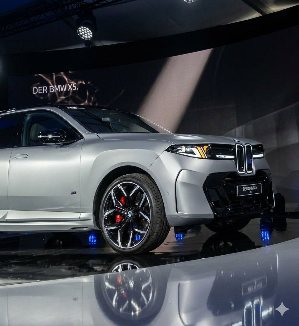 Новый BMW X5 сняли без камуфляжа: машину не узнать.