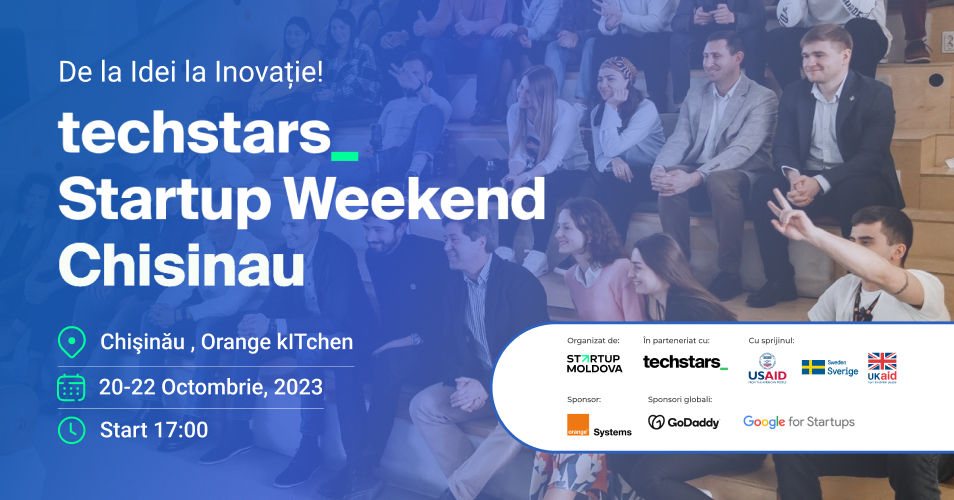 В Кишиневе пройдет Techstars Startup Weekend.