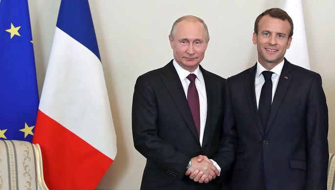 Макрон: Путин «мечтает» о развале ЕС. Фото: ria.ru
