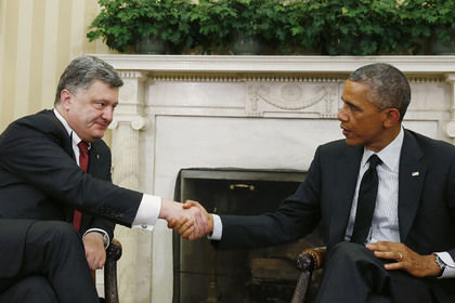 Петр Порошенко и Барак Обама. Фото: Larry Downing / Reuters