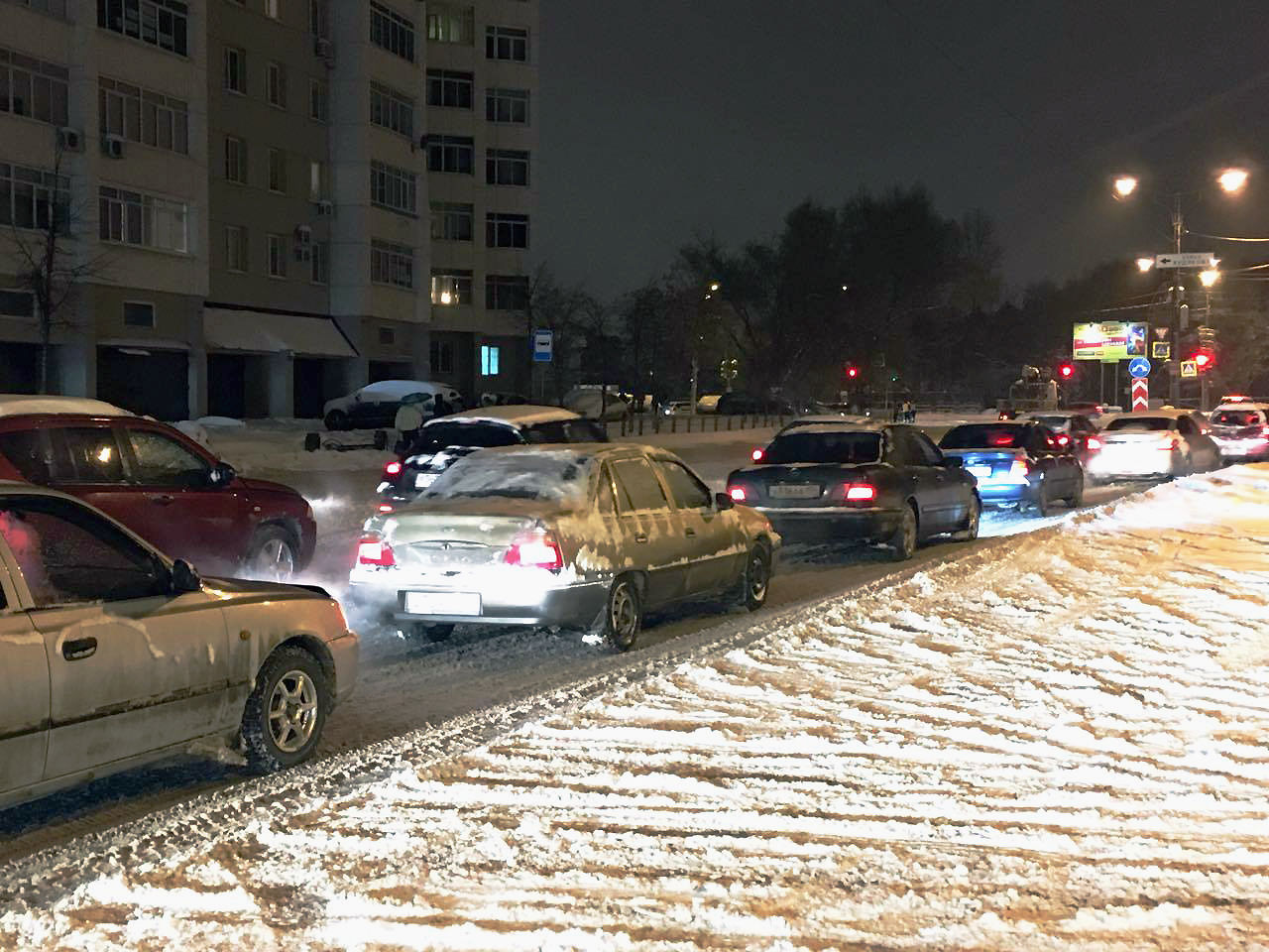 В Кишиневе в ряде районов наблюдаются пробки.