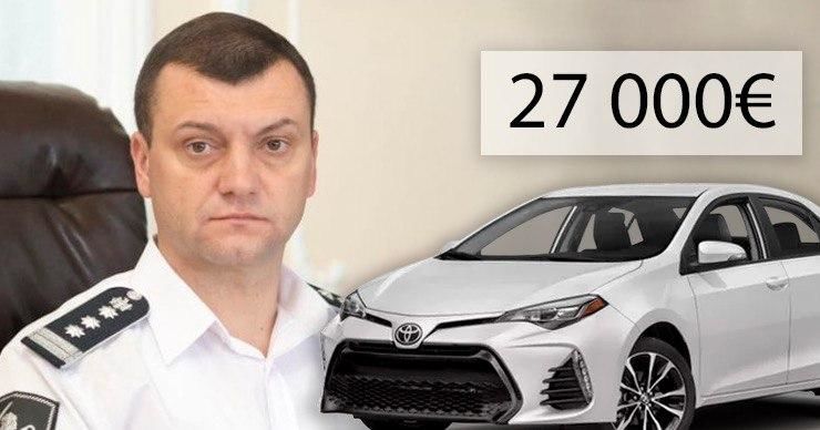 Начальник пограничной полиции купил автомобиль за 27 000 евро. Коллаж: Stiri.md
