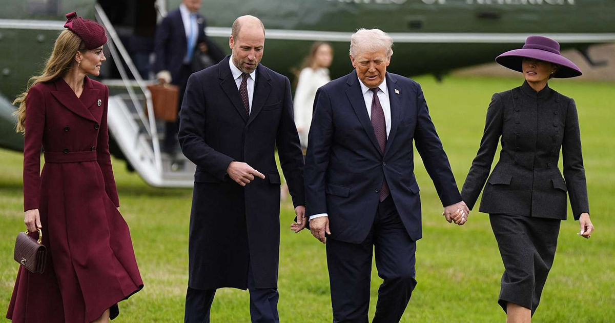 Melania Trump a încălcat protocolul regal în timpul vizitei sale în Marea Britanie.