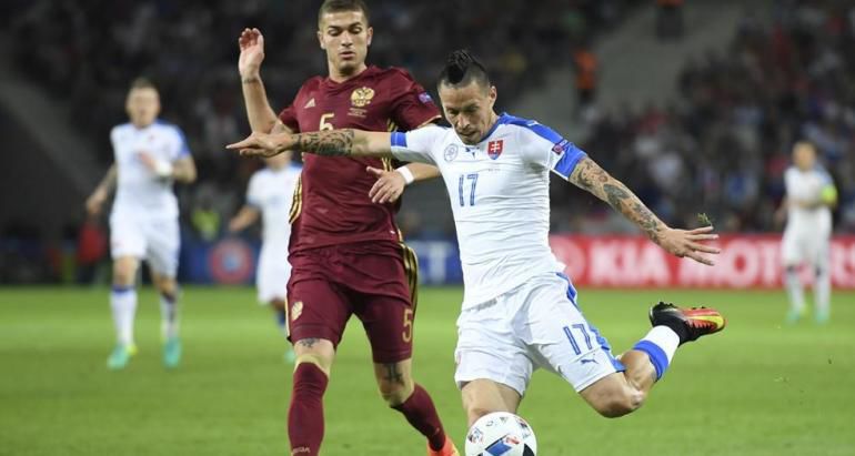 Rusia învinsă de Slovacia cu scorul de 2-1. Foto: dolce-sport.ro