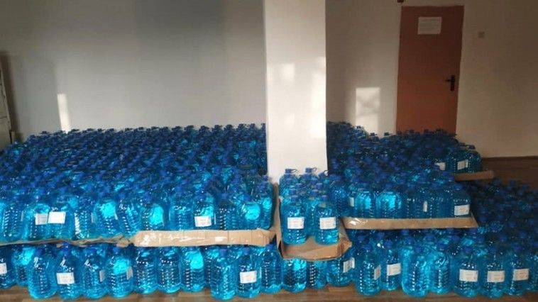 Учебным заведениям страны передадут более 500 тонн дезинфицирующего средства.