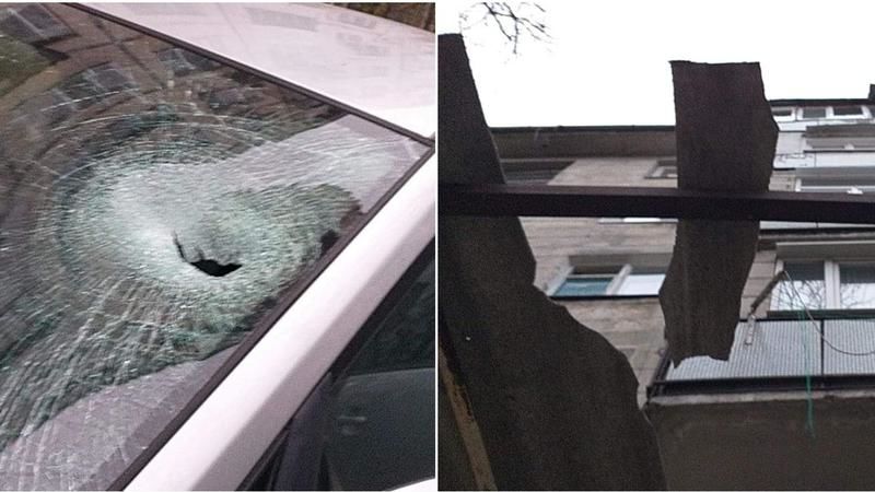 В столице мужчина выпрыгнул с 3 этажа дома, упал на машину и остался жив.