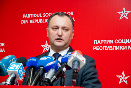PSRM se bazează pe susținerea Partidului Comuniştilor în acest demers.