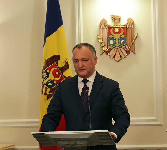 Президент Молдовы Игорь Додон. 