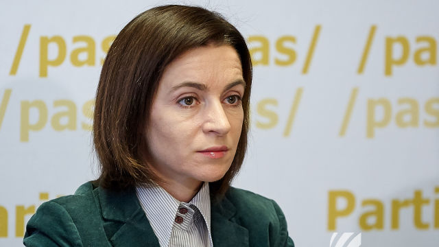 Председатель Партии действия и солидарности (PAS) Майя Санду. Фото: radiochisinau.md
