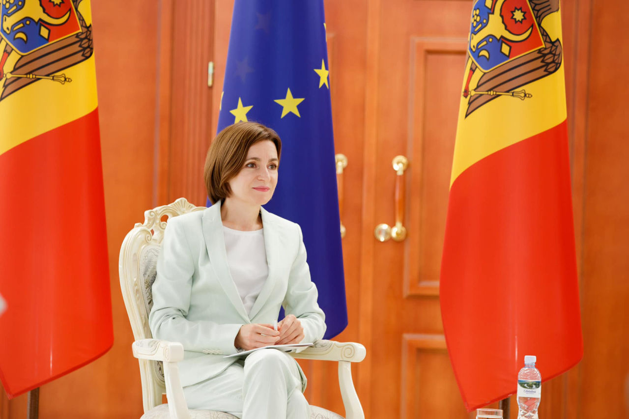 Президент Республики Молдова Майя Санду. 