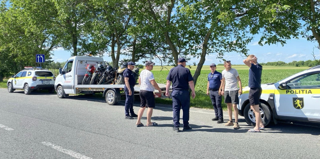 Mai mulți motocicliști din raionul Căușeni au rămas fără mijloacele de transport.