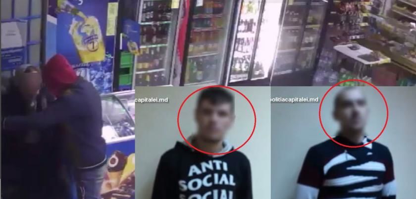 Hoții care au jefuit o alimentară la Telecentru, reținuți de poliție la Palanca.